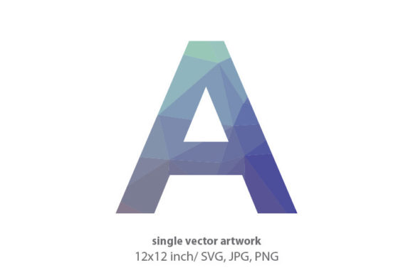 Elevating Brand Identity Through the Precision of Geometrical Pattern Letter A Vector Artwork