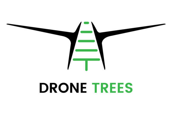 Elevating Brand Identity with a Unique Drone Tree Logo Design