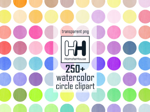 Evaluating the Utility of a 250-Shade Watercolor Circle Clipart Collection