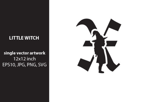 Little Witch - Monogram Letter X: A Creative Asset Guide