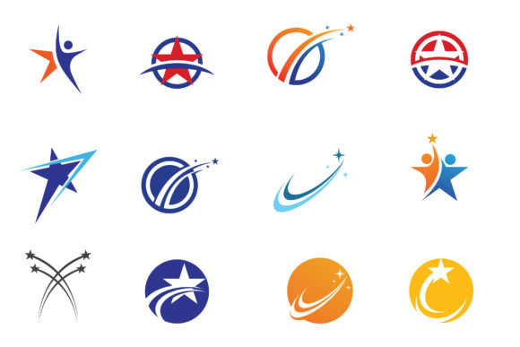 Star Symbol Logo Template Set Vector: A Design Guide