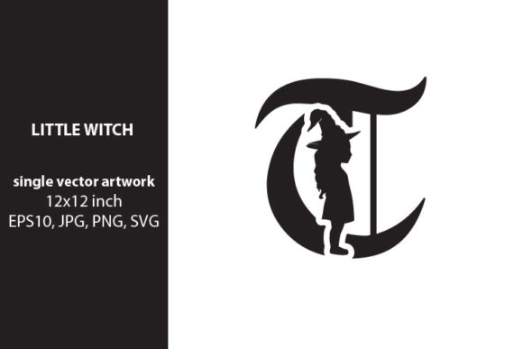 Unlocking Creative Potential: A Deep Dive into the Little Witch Monogram Letter T Vector Artwork